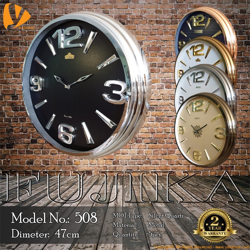 fujika-metal-wall-clock-508-b